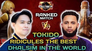 SF6 ▰ Tokido  ( Ken ) VS Luiman 20 ( Dhalsim ) ▰ High Level Gameplay