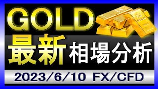 【注目イベント目前】ゴールド相場見通し｜2023年6月10日｜FX/GOLD/XAUUSD/金価格