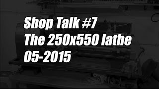 Shoptalk #7 / 9x20 lathe / 05-2015