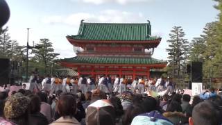 よさ朗　京都さくらよさこい　１日目　神宮道会場