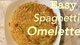 Spaghetti Omelette in 15minutes