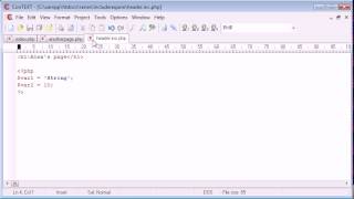 Beginner PHP Tutorial 42 include and require Functions