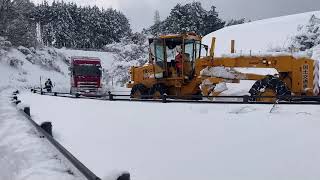 雪みちの対策は万全に！！　#倉吉河川国道事務所