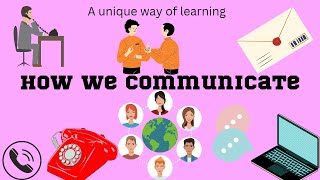 How We Communicate || Class 1 || Modes Of communication || Funtastic Home Tuition ||