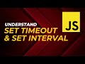 setTimeout and setInterval easily explained! Step by step.