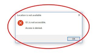 Fix Location is not available-Access is denied error in Windows 10/8/7