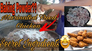 SECRET RECIPE REVEAL : Mga SANGKAP ng Marinated CRISPY FRIED CHICKEN na patok pang negosyo