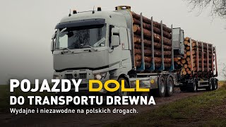 Pojazdy DOLL® do transportu drewna. Wydajne i niezawodne na polskich drogach.