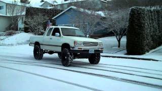 lifted t100 in snow