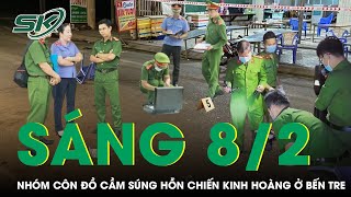 Sáng 8/2: Mâu thuẫn trên bàn nhậu, nhóm côn đồ nổ súng hỗn chiến gây náo loạn trong đêm ở Bến Tre