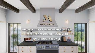 Monogram Wall Hood With Quiet Boost™ Installation Video