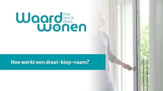 Hoe werkt een draai-kiep-raam (of deur)?