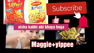 banao Maggie aishe  2 min wala Maggie | Maggie+yippee aishe kabhi nhi khya hoga😍😍 | Maggie recipe