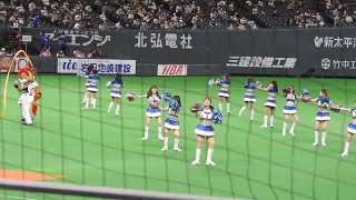 ＜2021.6.8阪神戦＞ファイターズガール・オープニングダンス「タッチ」(岩崎良美)