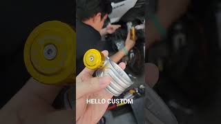 รีวิว ติดตั้ง ชุดปรับไฮดรอลิค สำหรับ โช๊คหลัง OHLINS  Hello Custom