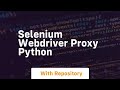 selenium webdriver proxy python