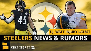 Steelers News & Rumors: T.J. Watt Injury Update, Joe Schobert On Defense, Steelers Injury Report
