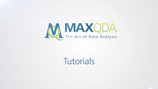 [2015] MAXQDA 12: Organizing the Code System