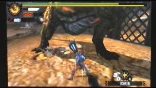 【MH4】コラボクエスト　OP・最強の宴　操虫棍ソロ【3DS】