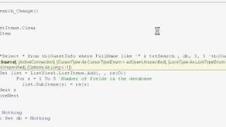 Visual Basic 6 Database Tutorial Part 4