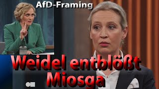 Wie Alice Weidel (AfD) bei Caren Miosga der Propaganda Grenzen aufzeigte