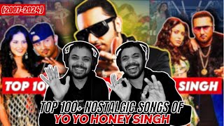 Yo Yo Honey Singh - Top 100+ Nostalgic Songs (2007-2024) | Evolution Of Honey Singh | Judwaaz