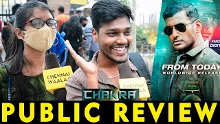 Chakra Public Review | Vishal | M.S. Anandan | Yuvan Shankar Raja | Chennai Waalaa!