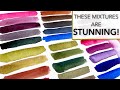 Gorgeous And Unlikely Watercolour Mixtures! These Colours Are STUNNING!