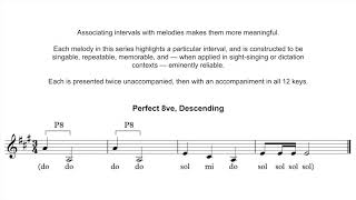 Melodic Mnemonic:  Perfect 8ve Descending