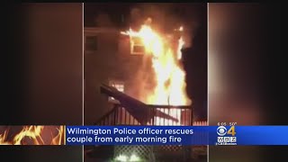 Police Officer Alerts Sleeping Residents To Wilmington House Fire