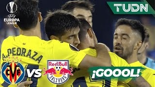 ¡GOOOL! ¡MORENO LA HIZO DE CRACK!  | Villarreal 1-1 RB Salzburg | Europa League 2021-16vos | TUDN