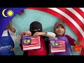 diy   JALUR GEMILANG paku dan benang (nail and string art of Jalur Gemilang)