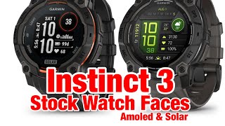 What I Really Think: Garmin Instinct 3 Amoled \u0026 Solar Out of Box Watch Face Review