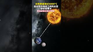 太阳表面接近6000度，但太阳和地球之间的太空却是依然寒冷，温度接近绝对零度？#探索宇宙#地球#太空