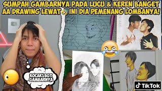 INI DIA PEMENANG LOMBANYA! SUMPAH GAMBARNYA PADA LUCU & KEREN BANGET!! AA DRAWING LEWAT🤣