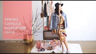 Spring Capsule Wardrobe 10x10 Challenge | 春季胶囊衣橱10x10