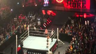 WWE Raw 3/30/2015 (San Jose, CA) - Brock Lesnar (w/ Paul Heyman) Entrance [vs. Rollins]