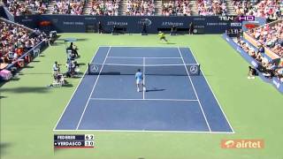 Federer Vs Verdasco HIGHLIGHTS US OPEN 2012 [HD]