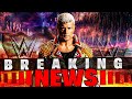 WWE BREAKING NEWS Cody Rhodes FORCED TO RELINQUISH WWE TITLE Due To INJURY 2024! WWE News