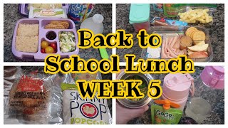 Back To School Lunches Week 5 | Wide variety of LUNCH IDEAS!