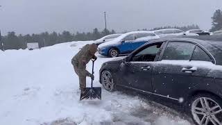 미군언니VLOG 차를바꿔야하나? Fort drum life Getting stuck in the snow ;/ should I change my car?