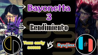 Bayonetta 3 Gameplay | Rendimiento Yuzu ea vs Ryujinx