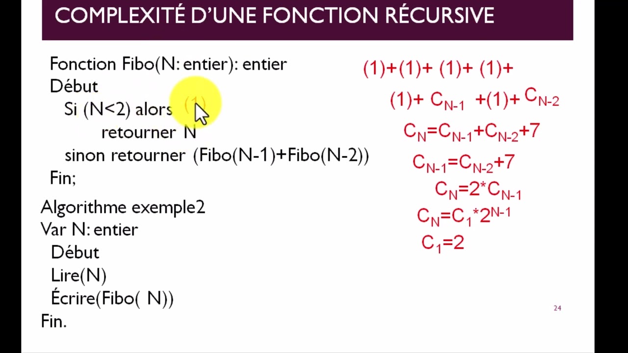 #2: Cours Complexité Partie2 - YouTube