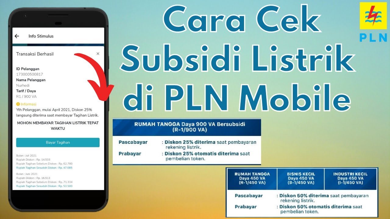 Cara Cek Subsidi Listrik Di Aplikasi PLN Mobile - YouTube