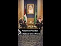 Palestinian President meets Saudi Crown Prince