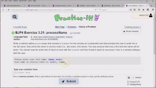 Java Strings & Scanners PracticeIt Tutorial Building Java Programs Ch 3