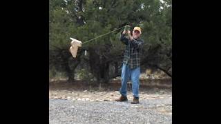 2nd Preliminary Stability Swing Test of "Phaser" Flying Model Rocket