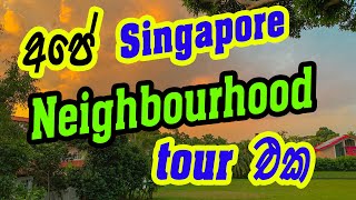 Our Neighbourhood in Singapore | සිංගප්පූරුවේ අපේ ගෙවල් අවට | Grocery Shopping | Beach | VLOG #28