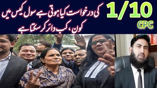 Application Under Order 1 Rule 10 CPC Lecture By Mudassar Sahi Advocate.