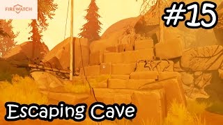 Firewatch Let's Play Walkthrough Part 15 - Escaping Cave - Goodwin Hideout